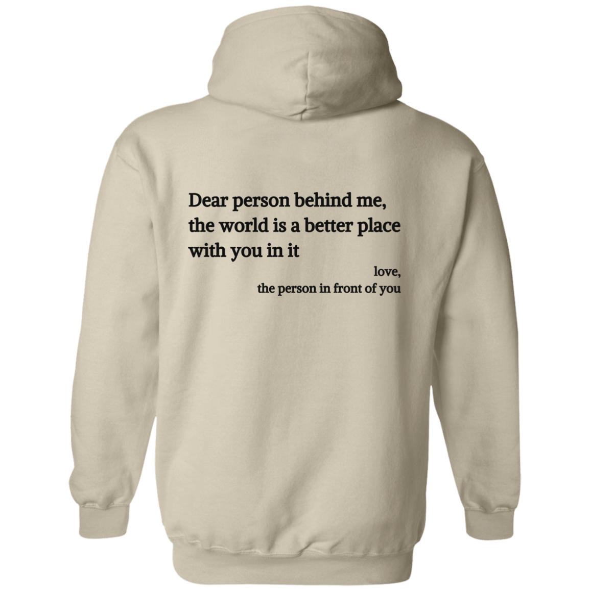 Dear Person Behind Me, You Are Enough"