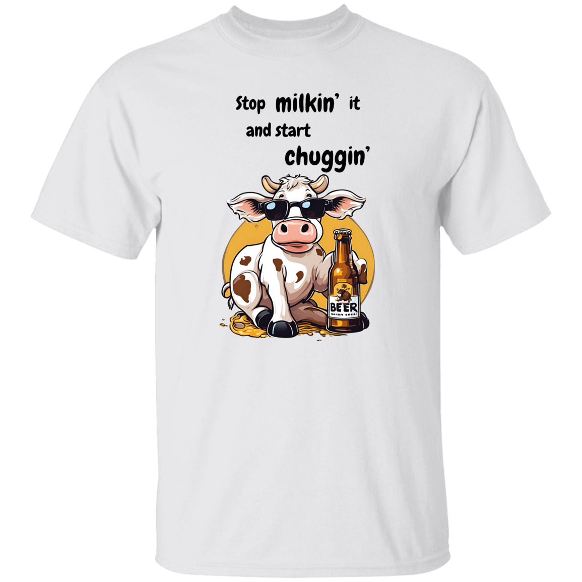 Stop Milking It - Cow T-Shirt and Sweatshirt
