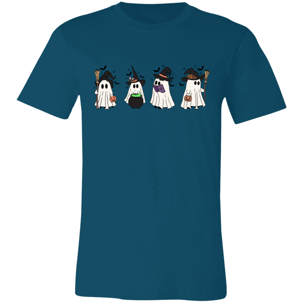 Cute Ghost Unisex Short-Sleeve T-Shirt | Halloween Casual