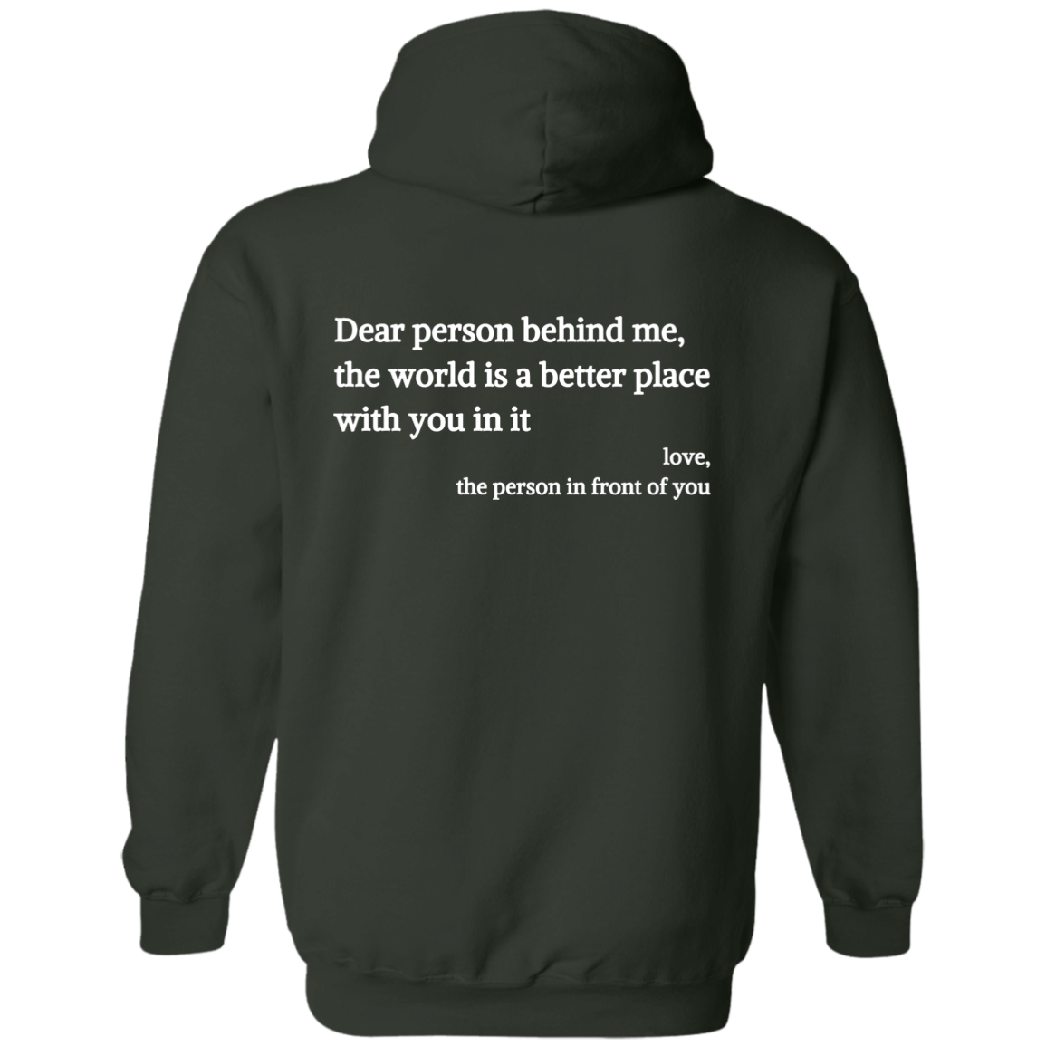 Dear Person Behind Me, You Are Enough"