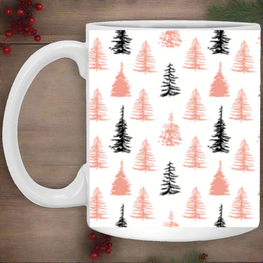 Charming Christmas Tree Mug – Sip in Holiday Spirit!