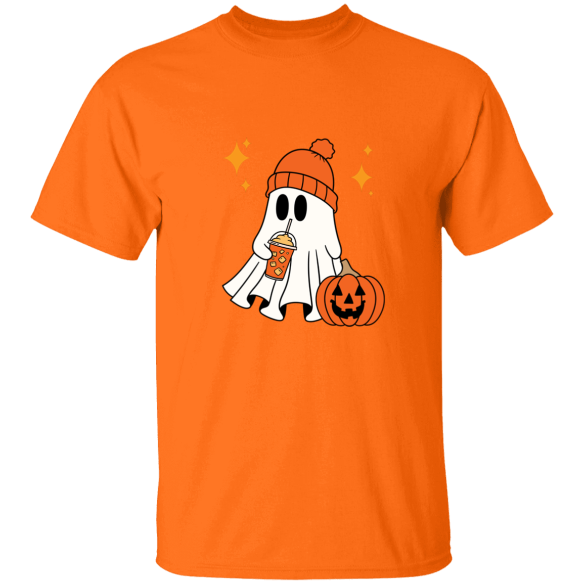 Cozy Halloween Ghost T-Shirt | Halloween Cute Spooky
