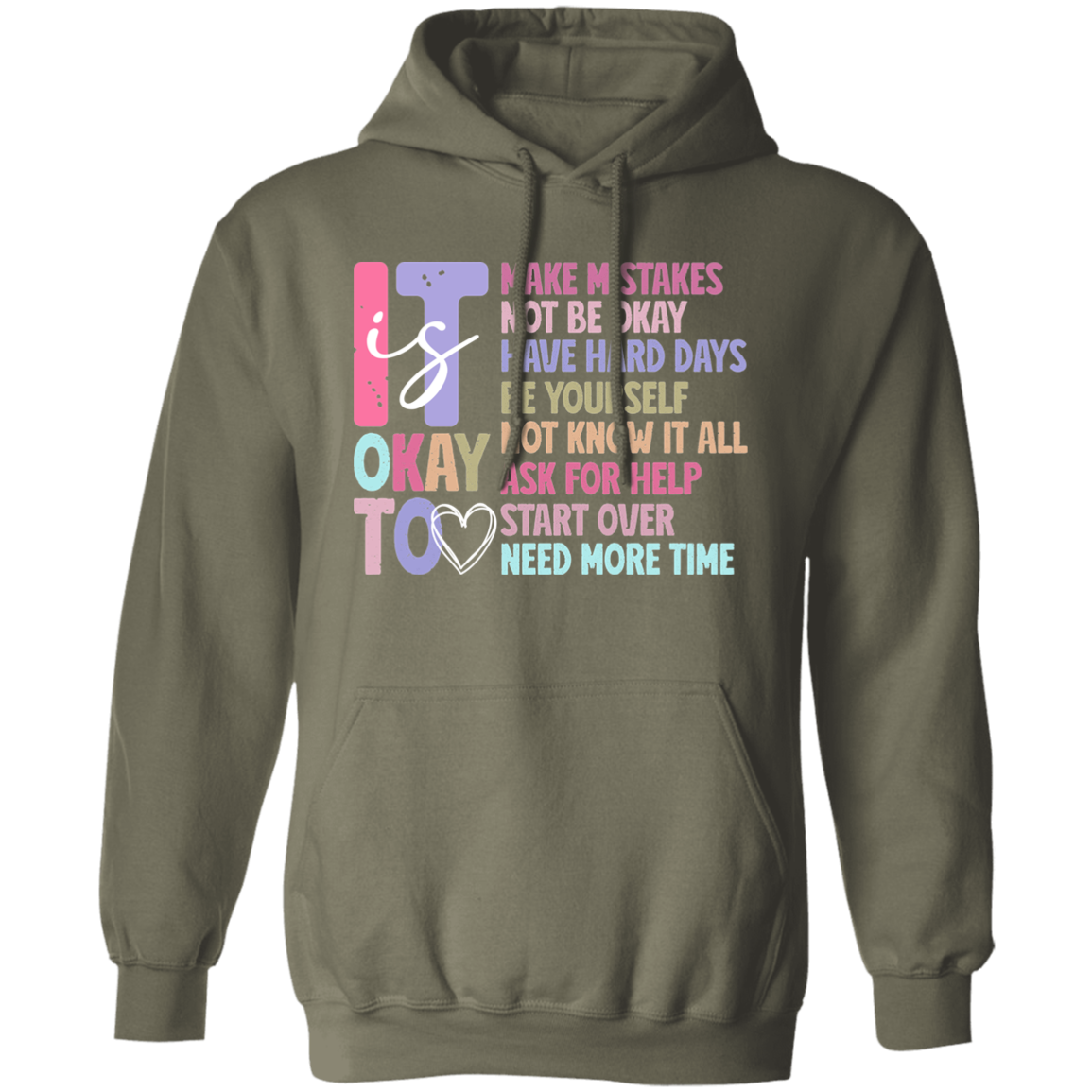 It is Okay to Make Mistakes Inspirational T-Shirt| Sweatshirt| Hoodie