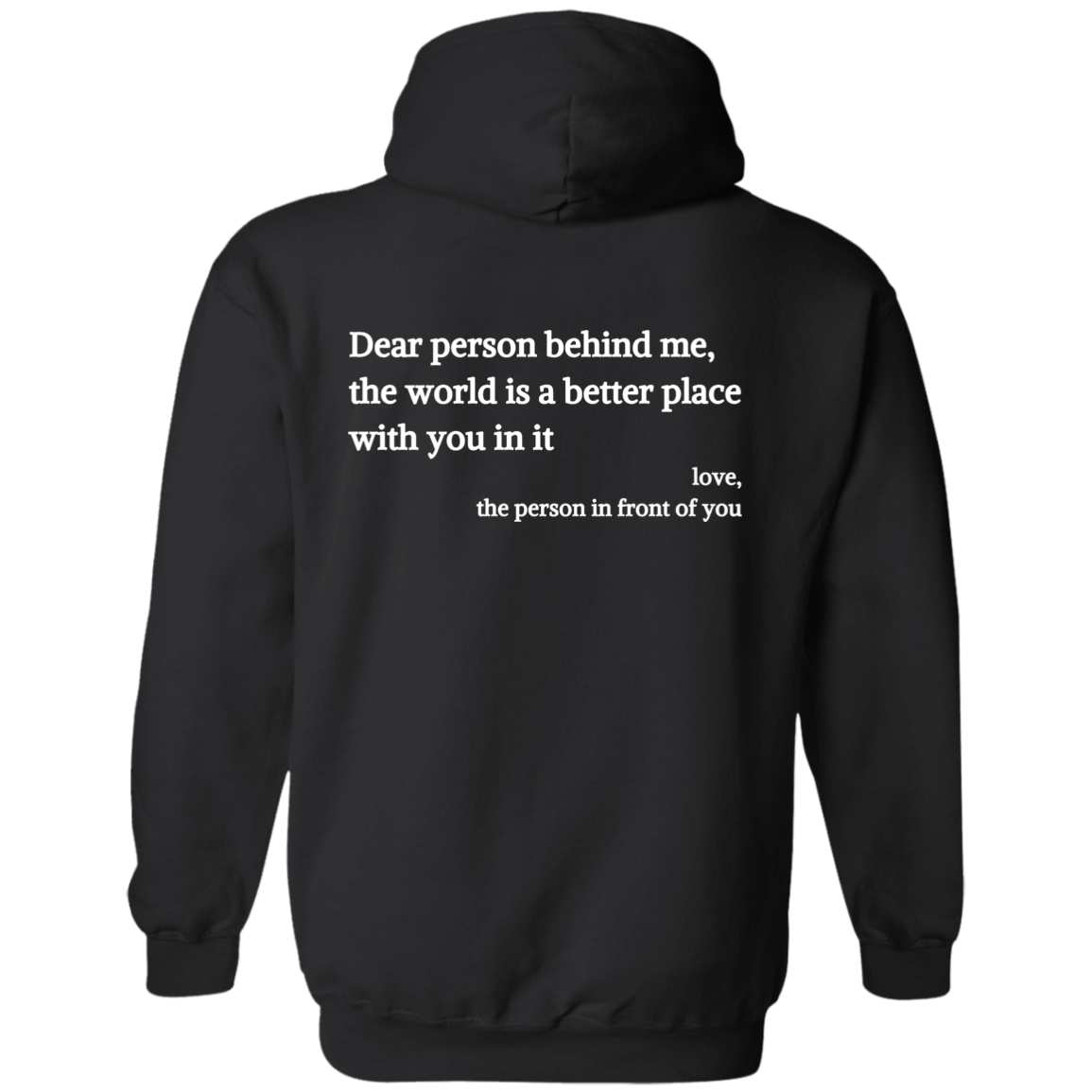 Dear Person Behind Me, You Are Enough"