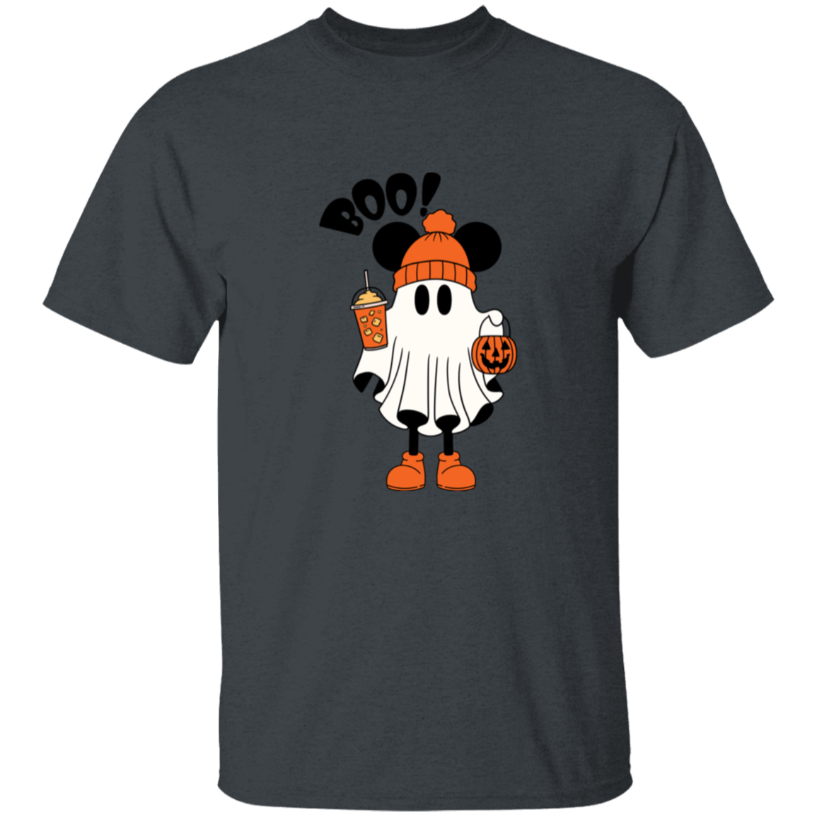 Mouse Pumpkin Spice Ghost | Cute Halloween T-Shirt