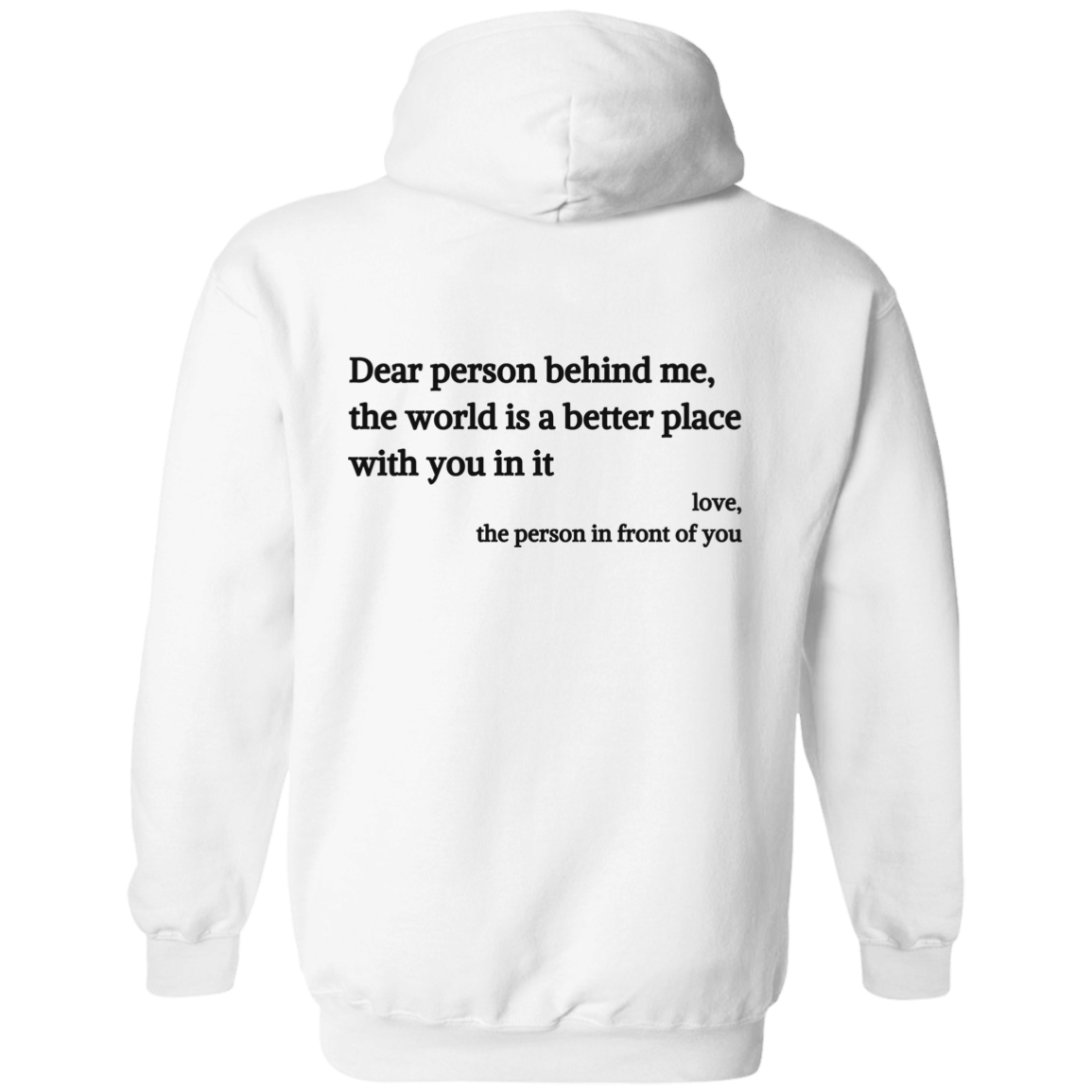 Dear Person Behind Me, You Are Enough"