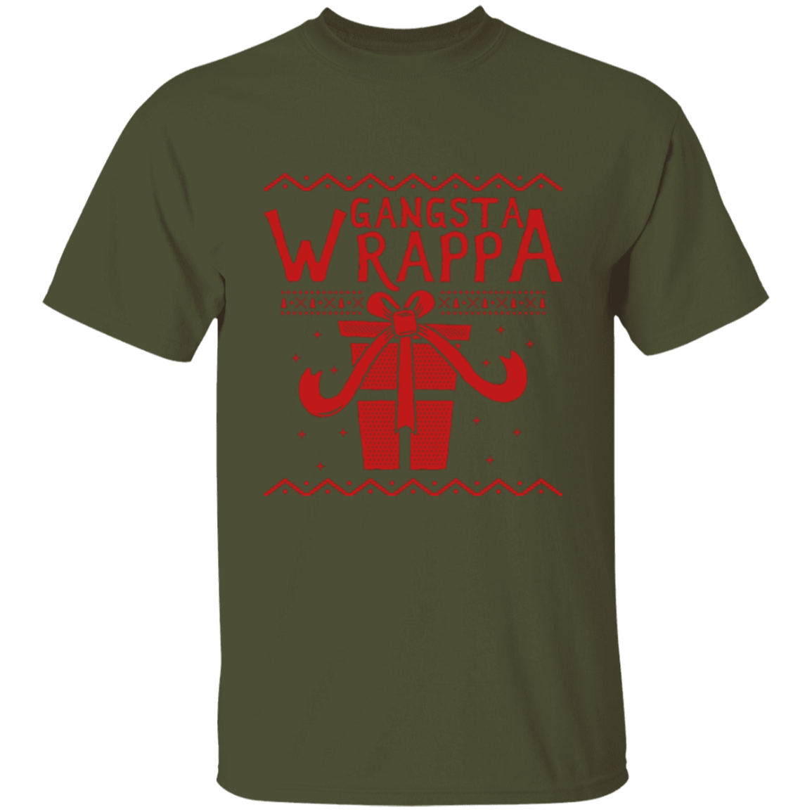 Gangsta Wrappa T-Shirt | Christmas Gift
