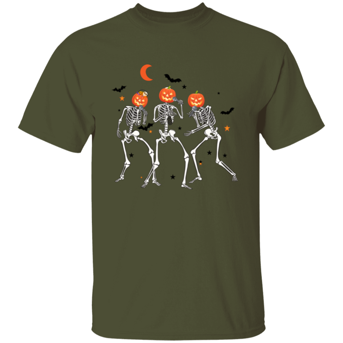 Singer Skeleton Pumpkin T- Shirt | Halloween