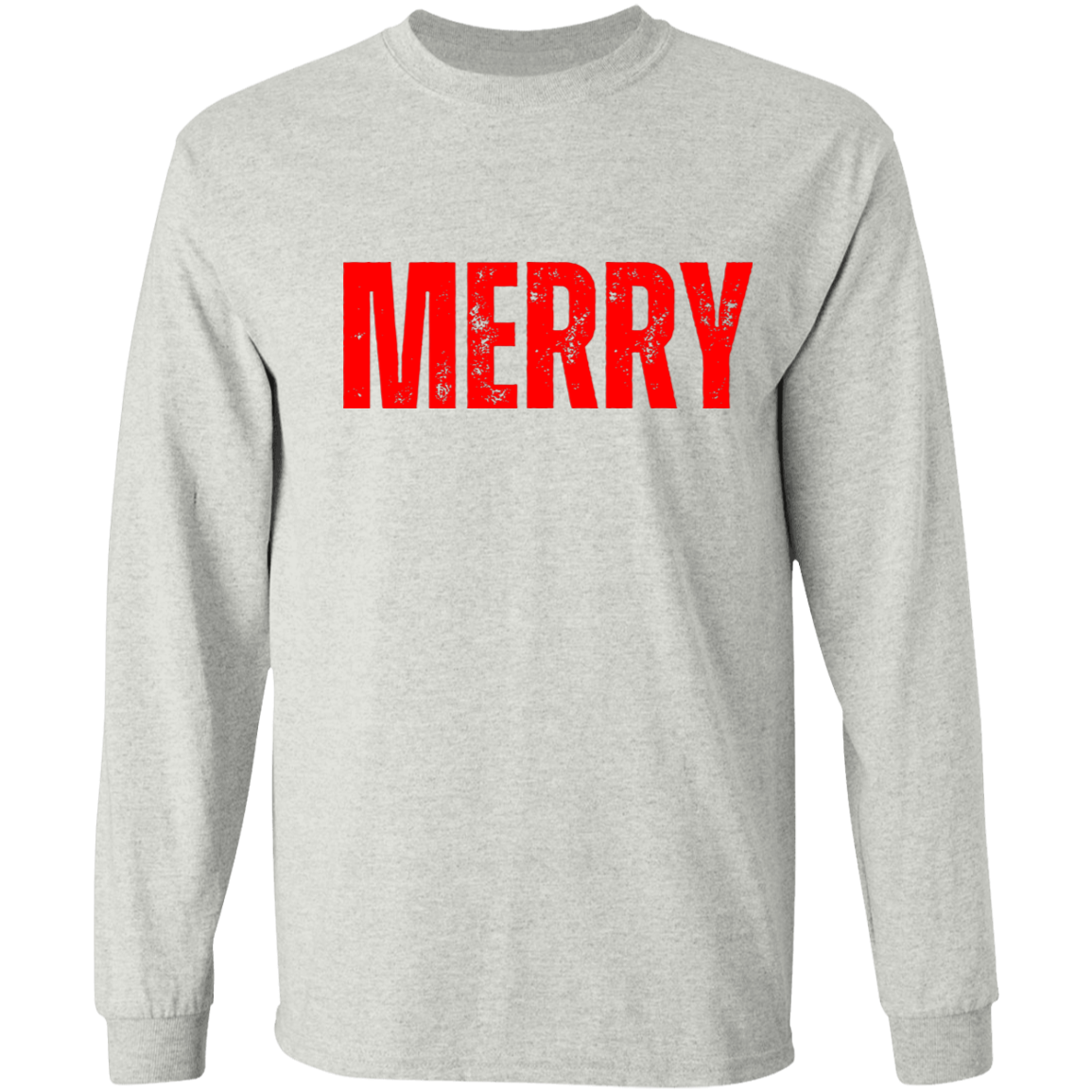 Merry | Christmas Long Sleeve T- Shirt