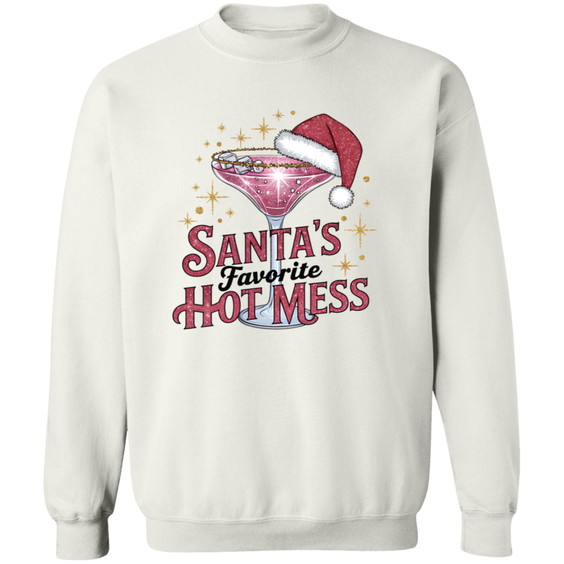 Santa’s Favorite Hot Mess Drink - Festive Holiday Mug for Fun Christmas Sipping