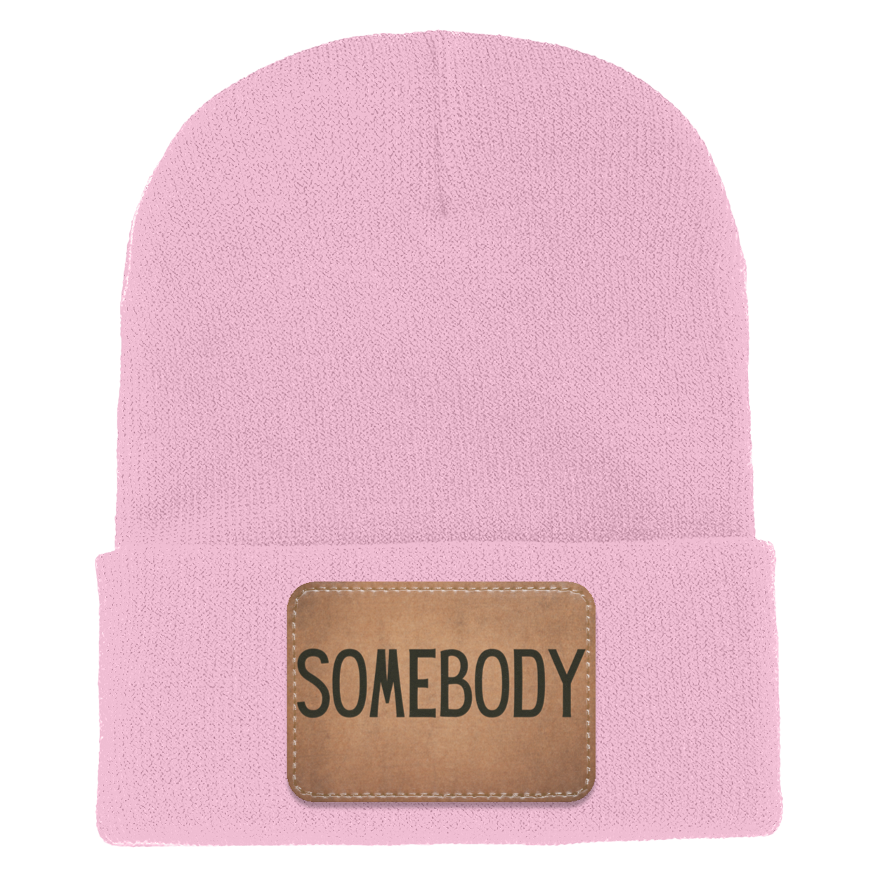 Adult Knit Beanie: 'Somebody’s Problem' and 'Somebody'| His and Hers Couple Beanie