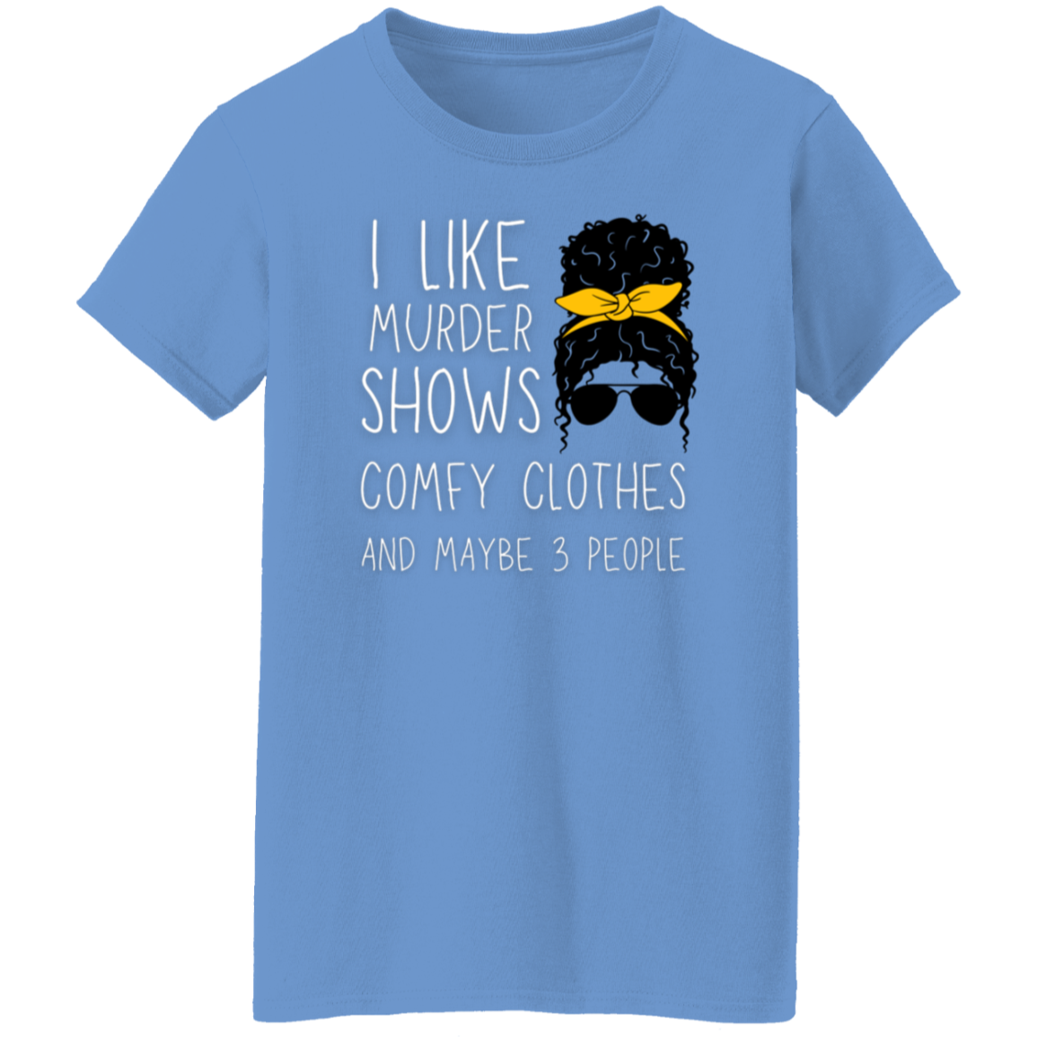 Introvert Curly Ladies T-Shirt | Gifts for Introvert