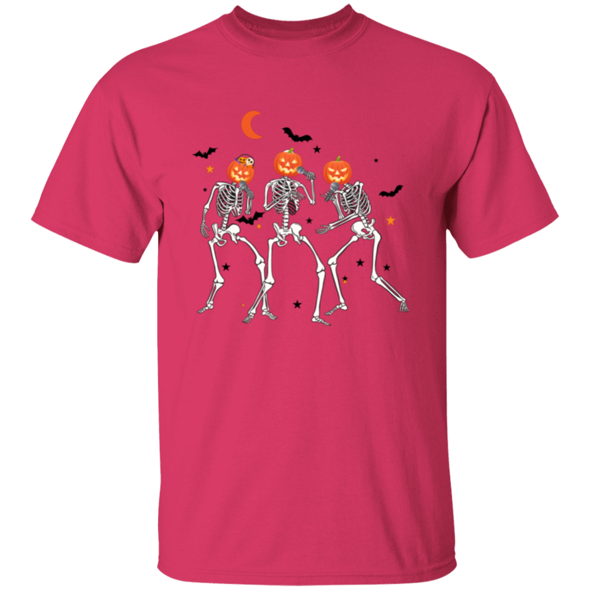 Singer Skeleton Pumpkin T- Shirt | Halloween