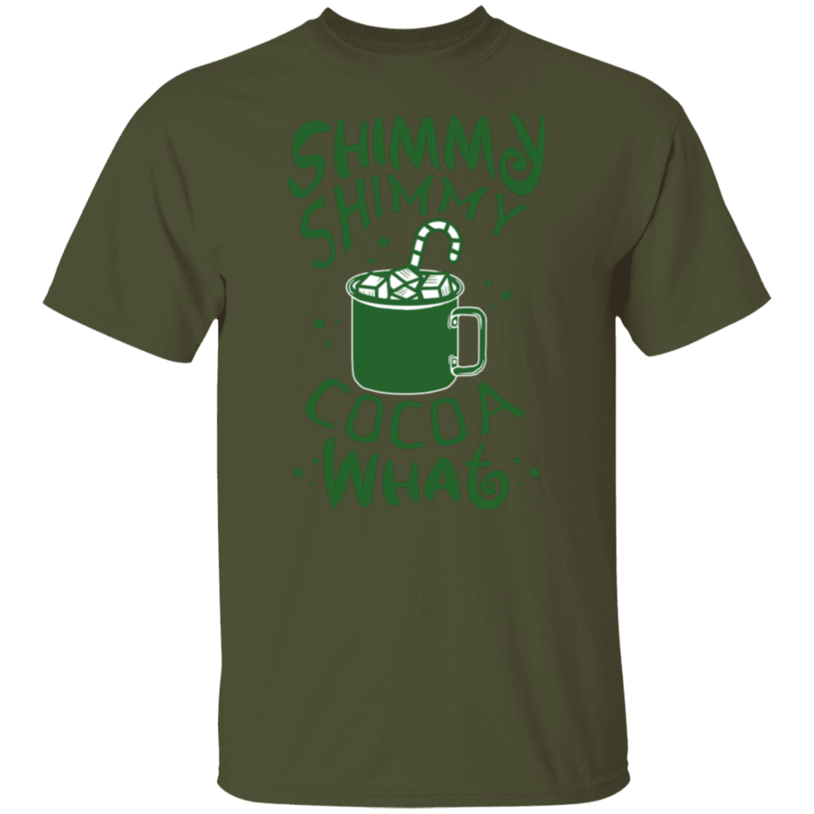 Shimmy Shimmy Cocoa What | Christmas Hot Cocoa T-Shirt