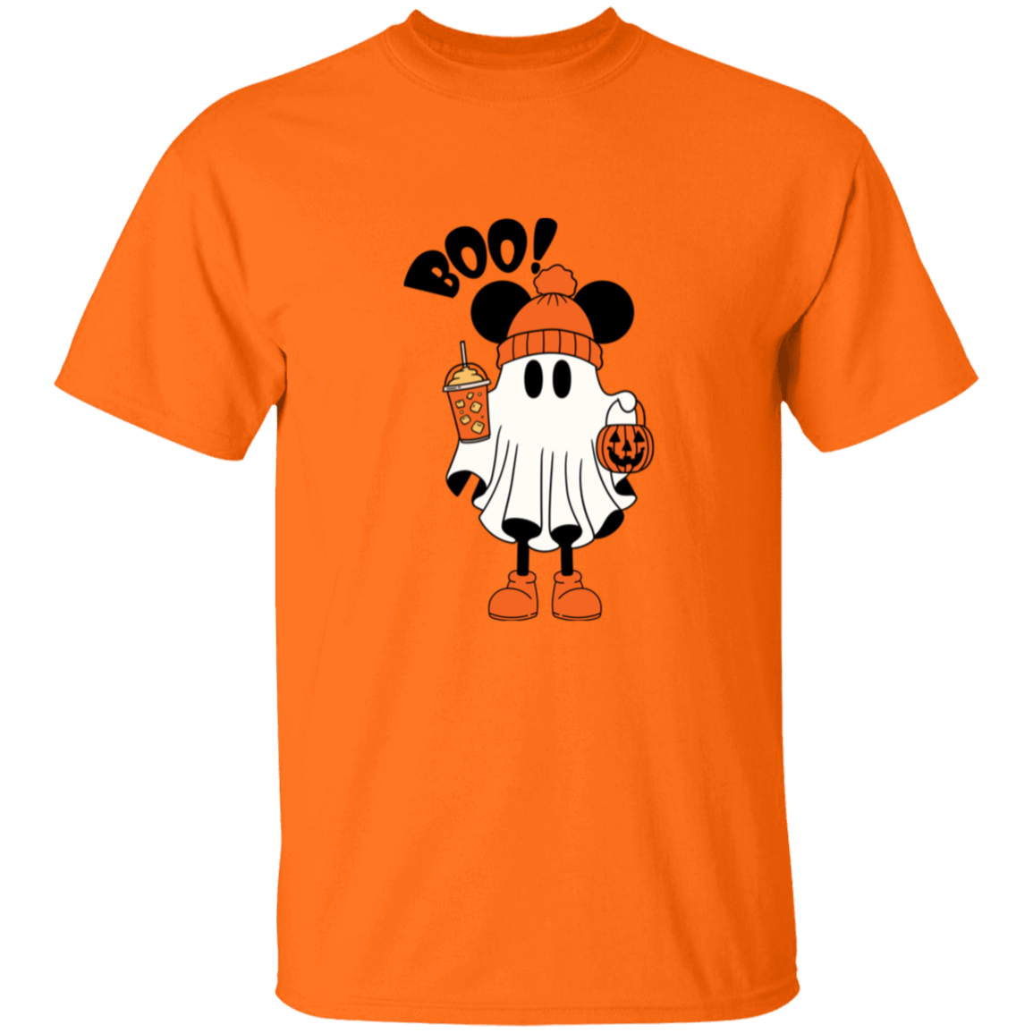 Mouse Pumpkin Spice Ghost | Cute Halloween T-Shirt