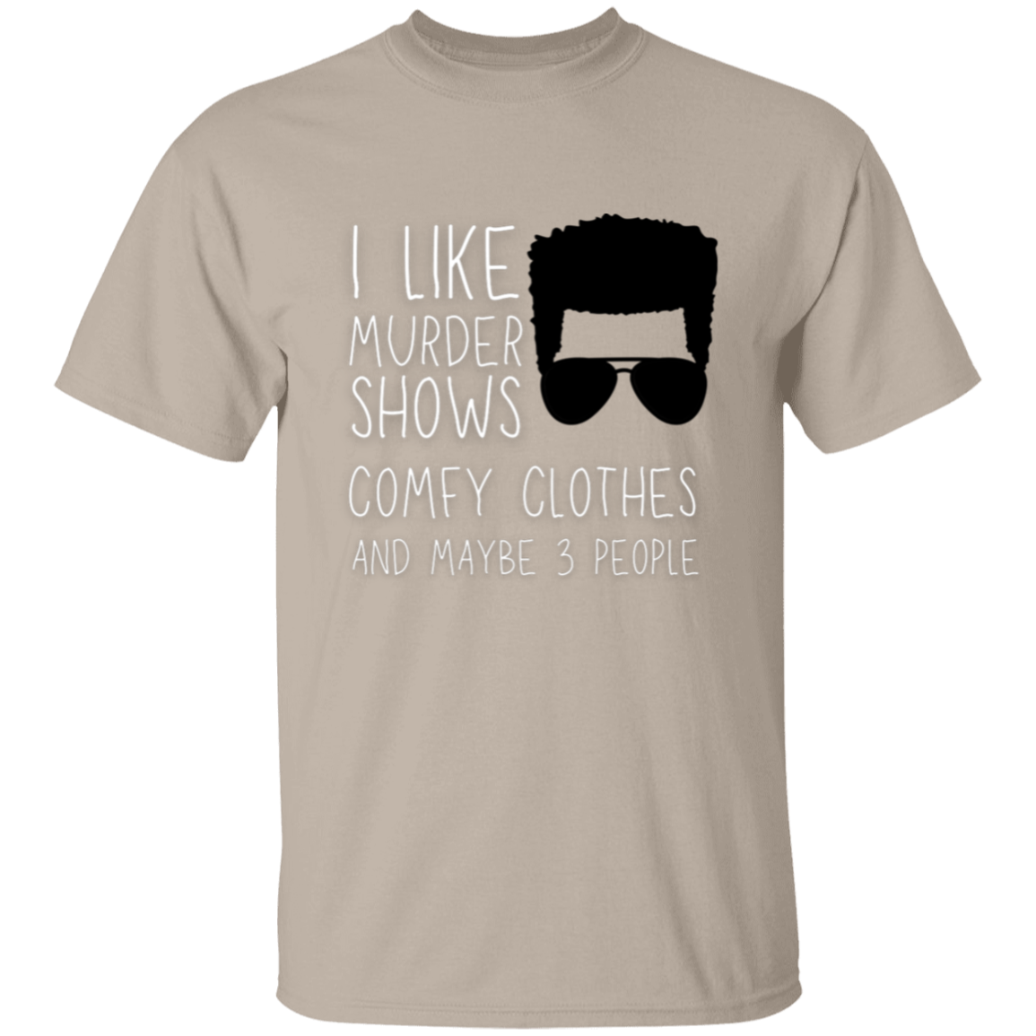 Introvert Curly Hair Male T-Shirt | Gift for Introvert