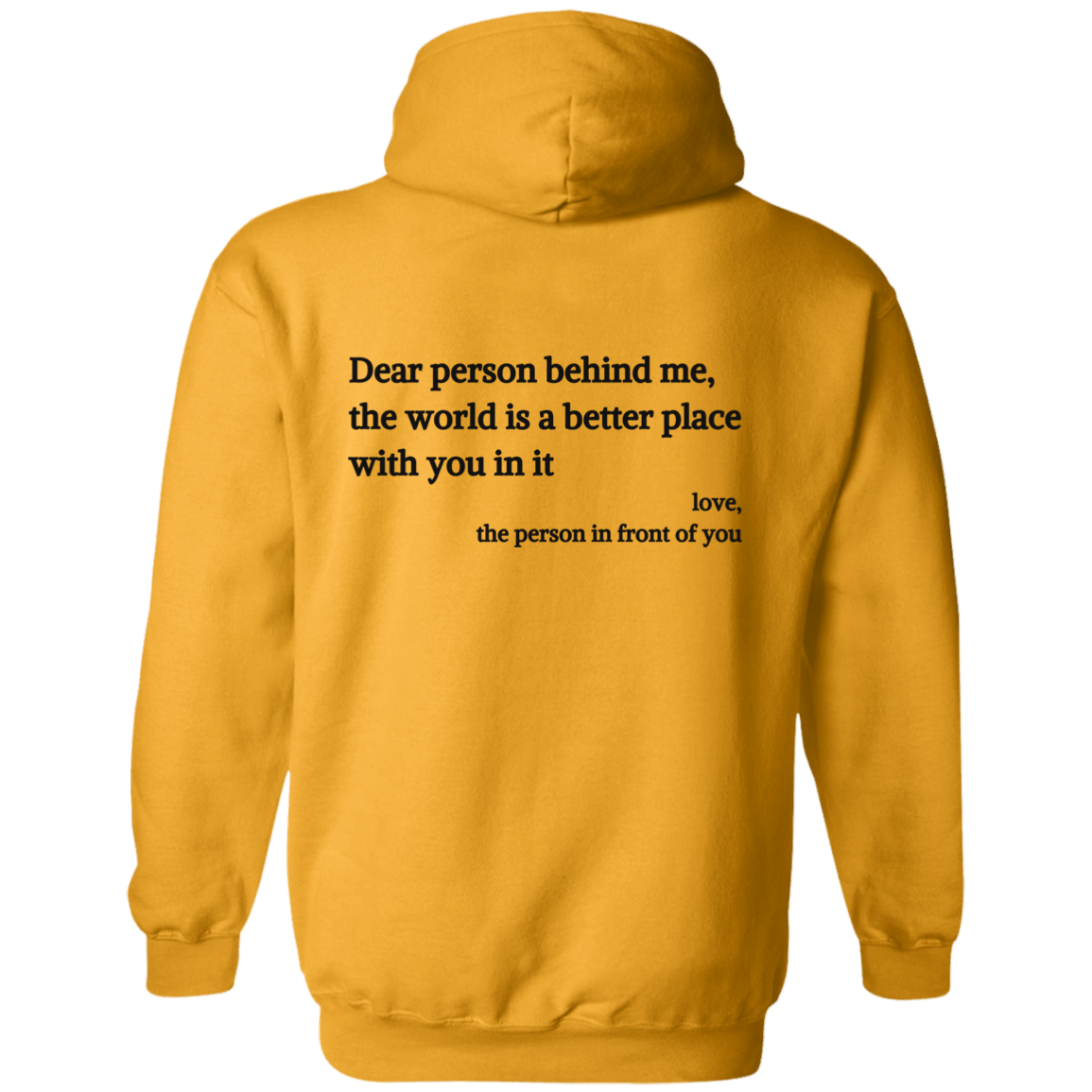 Dear Person Behind Me, You Are Enough"