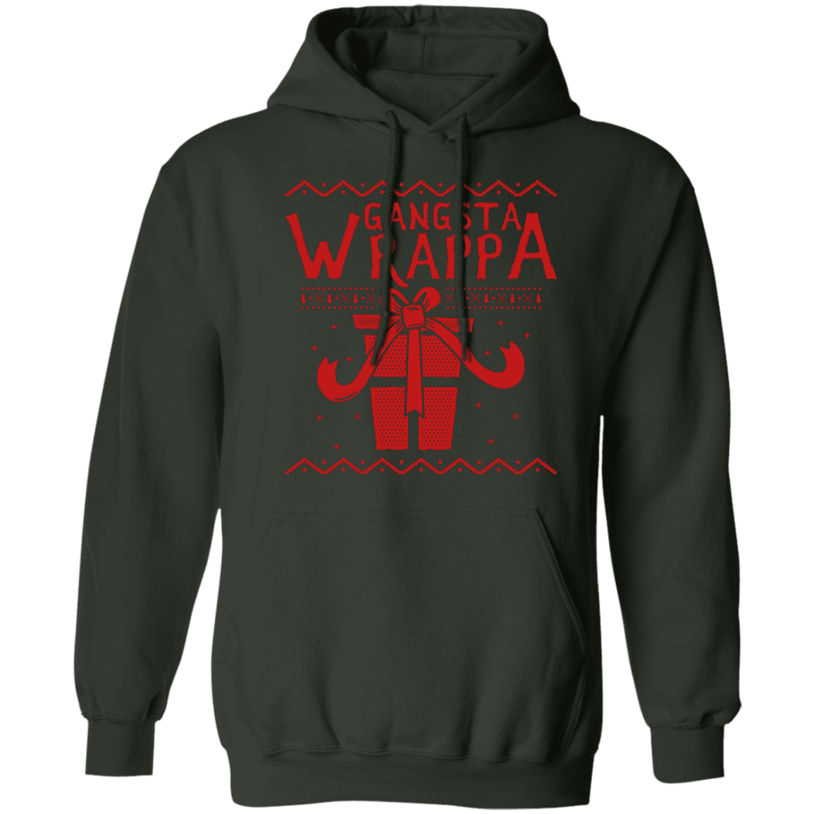 Gangsta Wrappa - G185 Pullover Hoodie