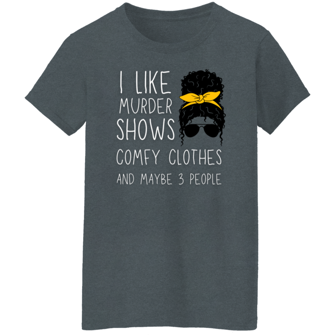 Introvert Curly Ladies T-Shirt | Gifts for Introvert