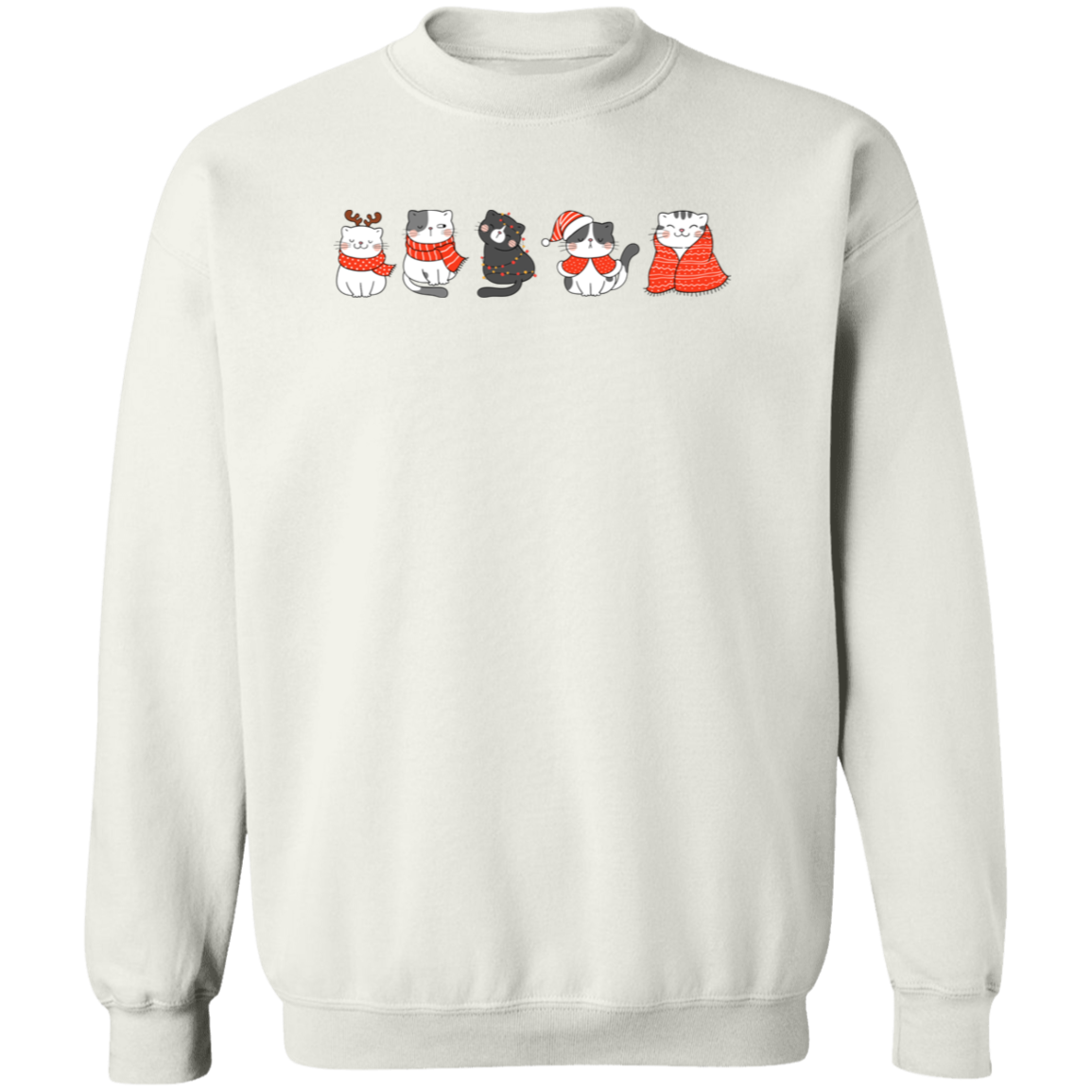 Cats Art Sweatshirt - Cozy and Artistic Feline Lover’s Sweater