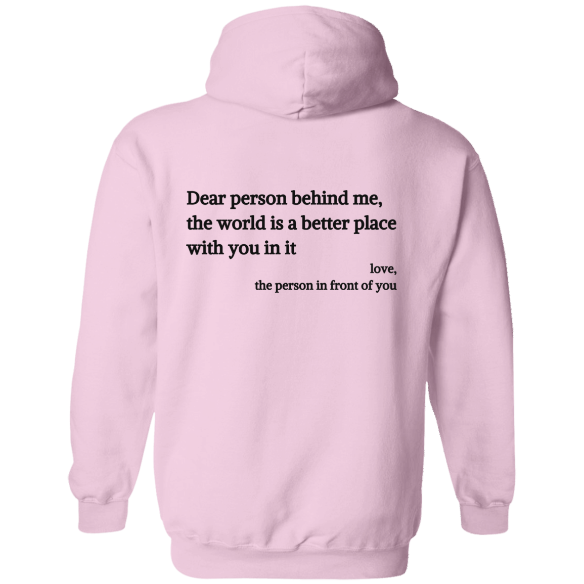 Dear Person Behind Me, You Are Enough"