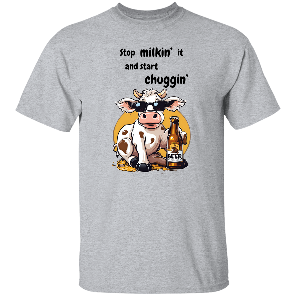 Stop Milking It - Cow T-Shirt and Sweatshirt
