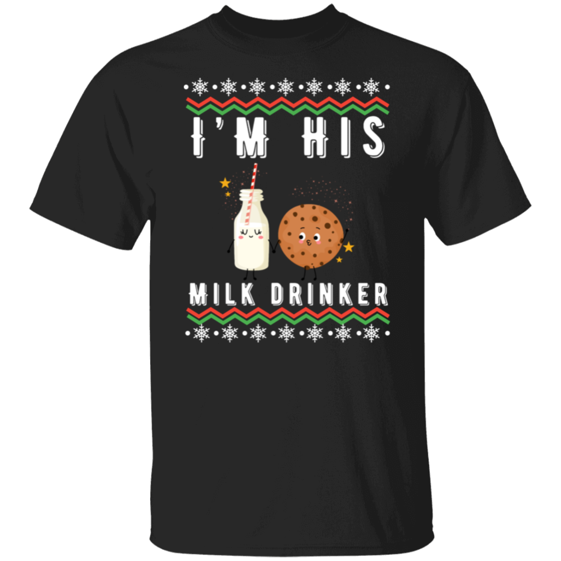 "I'm Her Cookie Eater, He's My Milk Drinker" - Couple Matching Pullover & T-Shirt