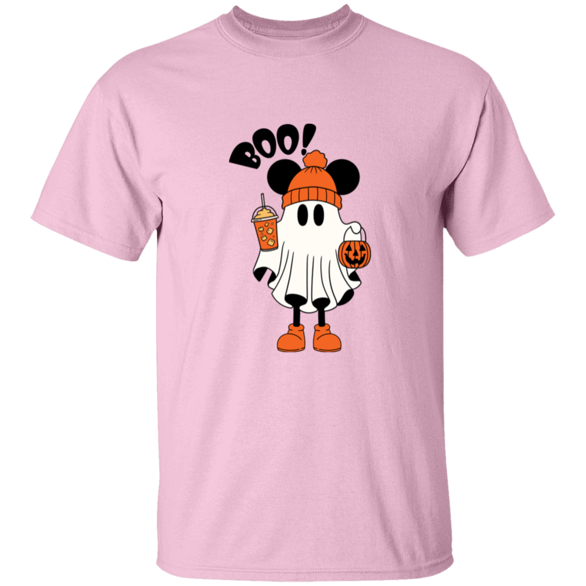 Mouse Pumpkin Spice Ghost | Cute Halloween T-Shirt