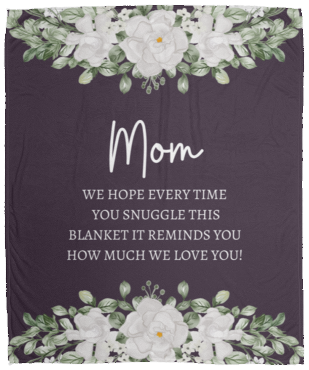 Mom Flower Blanket | Mother Gift