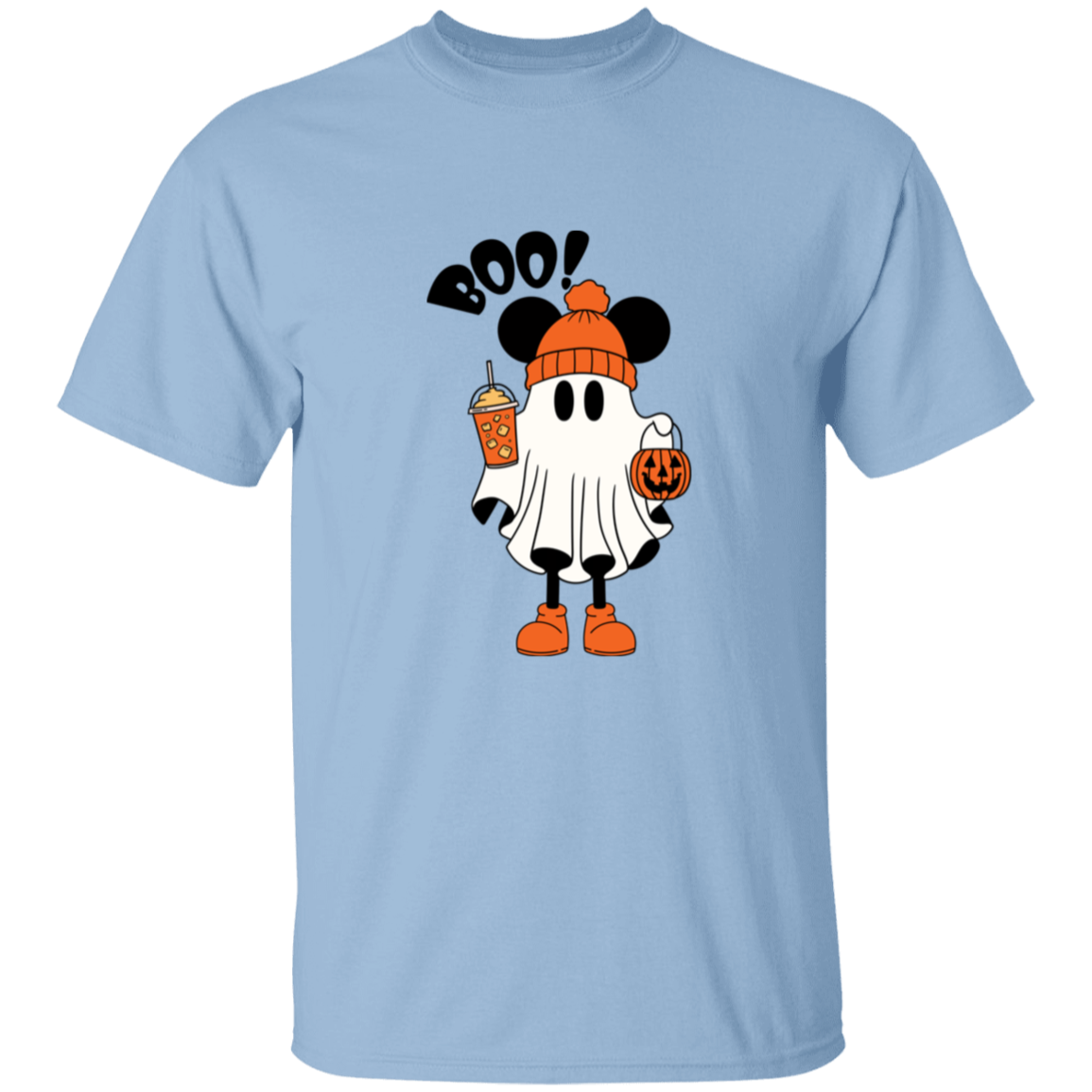 Mouse Pumpkin Spice Ghost | Cute Halloween T-Shirt