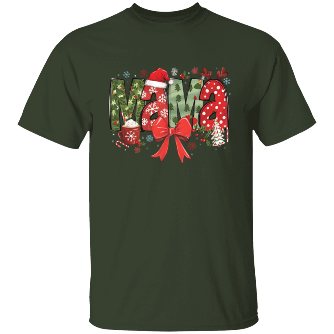 Mama Christmas T-Shirt & Sweatshirt – Festive Holiday Apparel for Moms