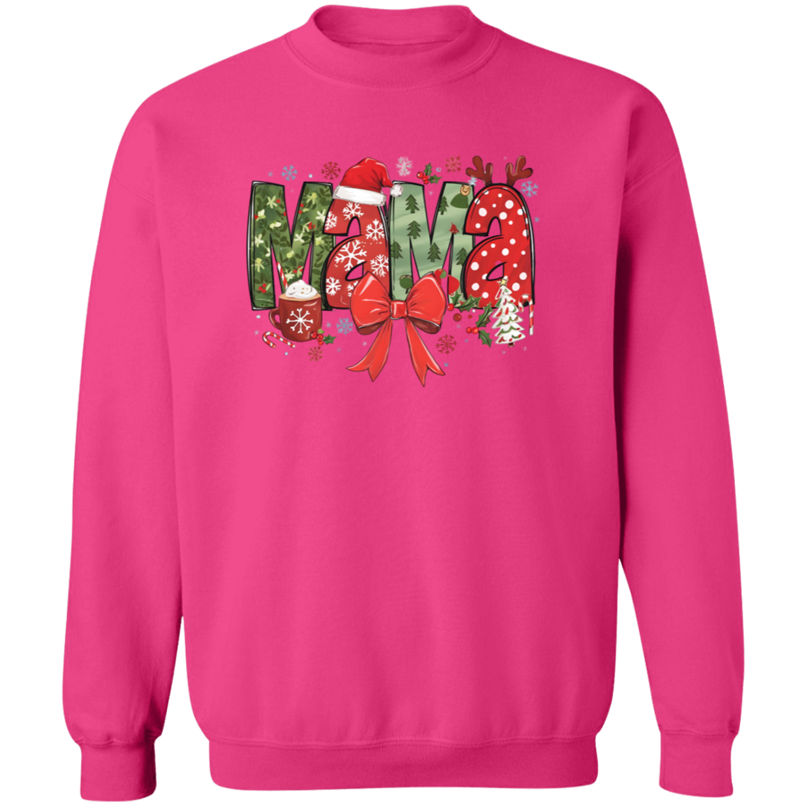 Mama Christmas T-Shirt & Sweatshirt – Festive Holiday Apparel for Moms
