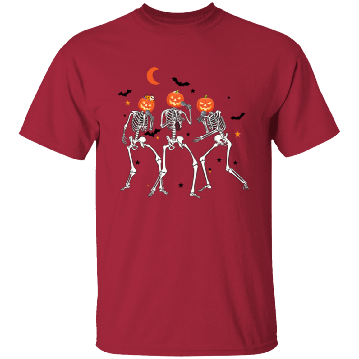 Singer Skeleton Pumpkin T- Shirt | Halloween
