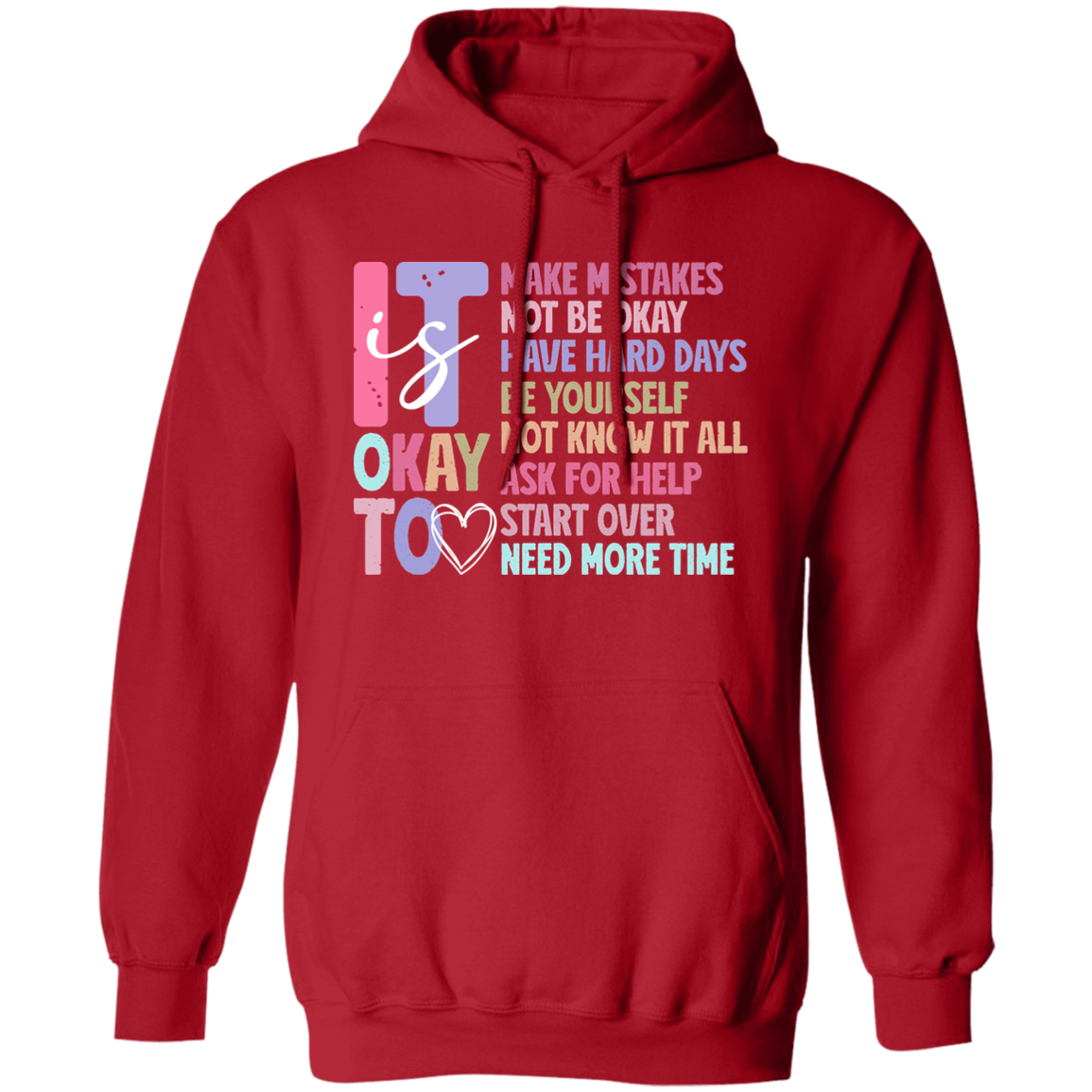 It is Okay to Make Mistakes Inspirational T-Shirt| Sweatshirt| Hoodie