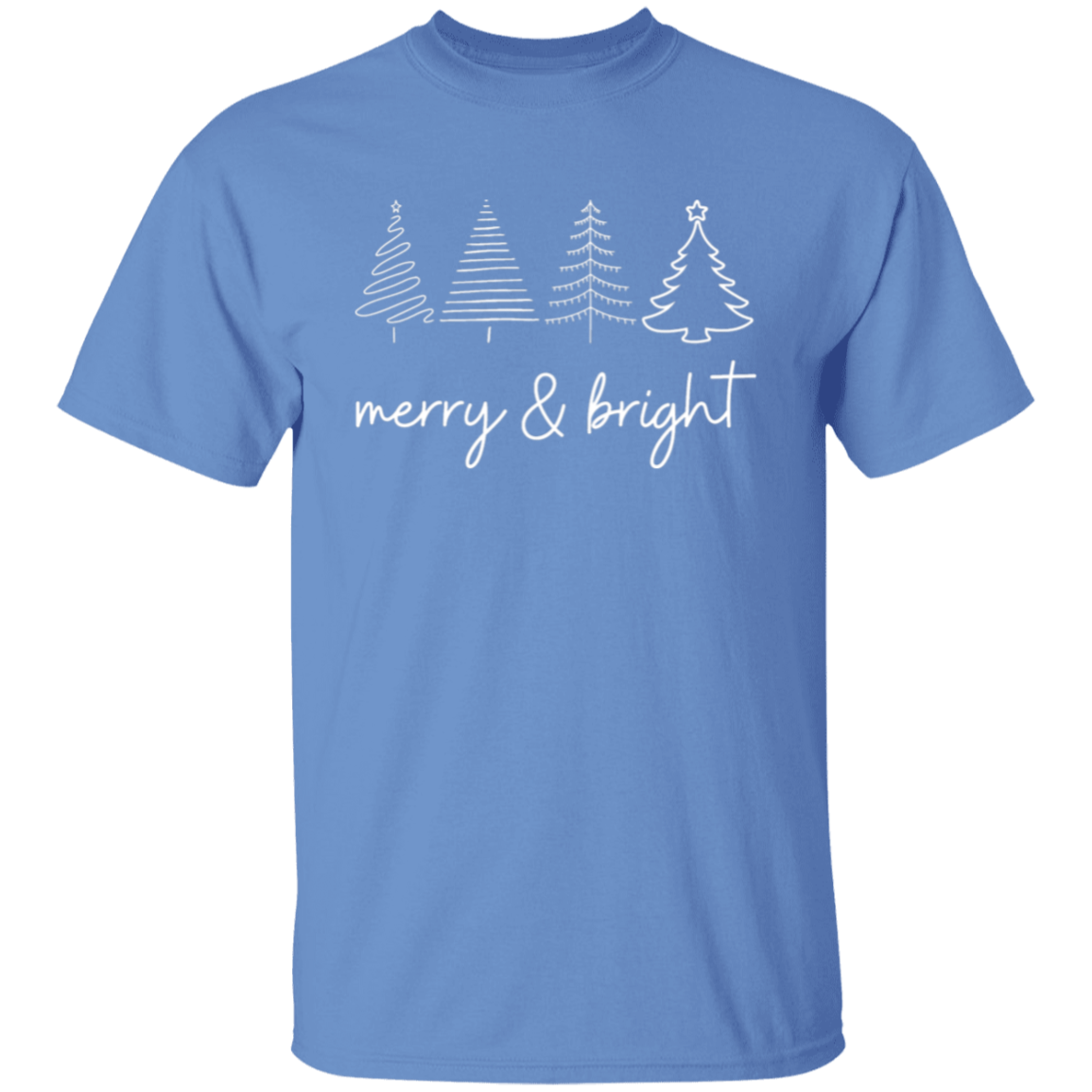 🌟 Merry & Bright Christmas Trees T-Shirt & Sweatshirt 🌟