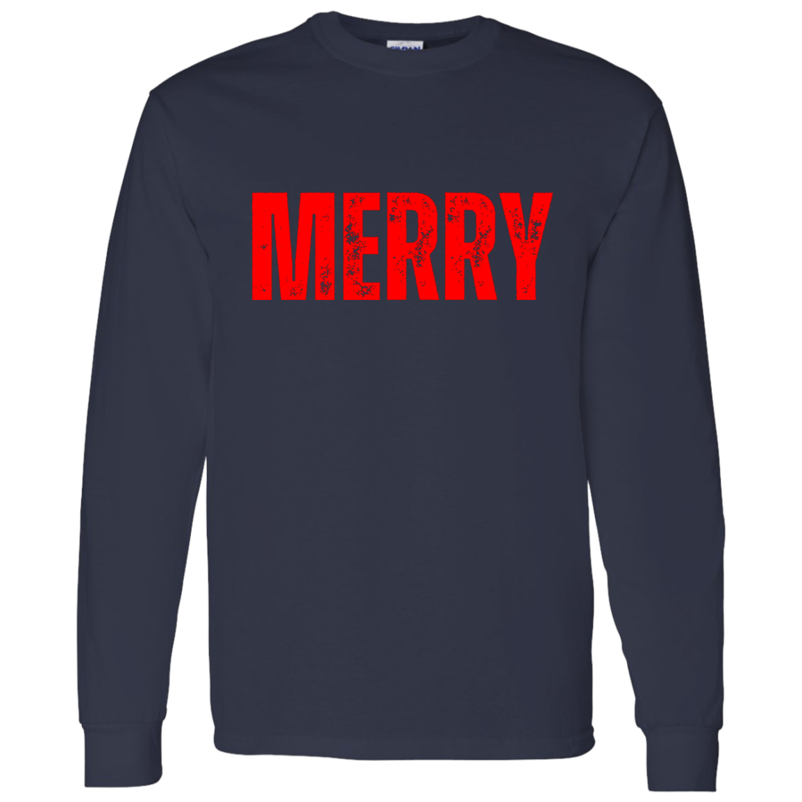 Merry | Christmas Long Sleeve T- Shirt