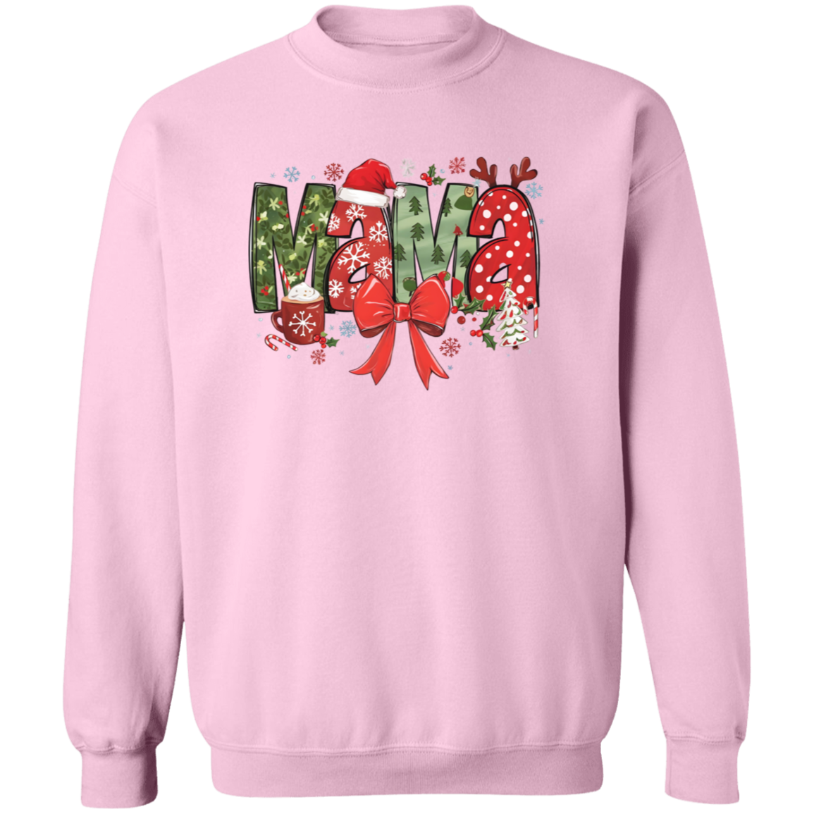 Mama Christmas T-Shirt & Sweatshirt – Festive Holiday Apparel for Moms