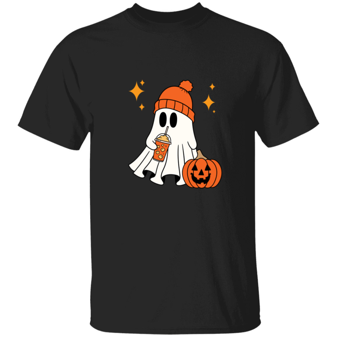 Cozy Halloween Ghost T-Shirt | Halloween Cute Spooky