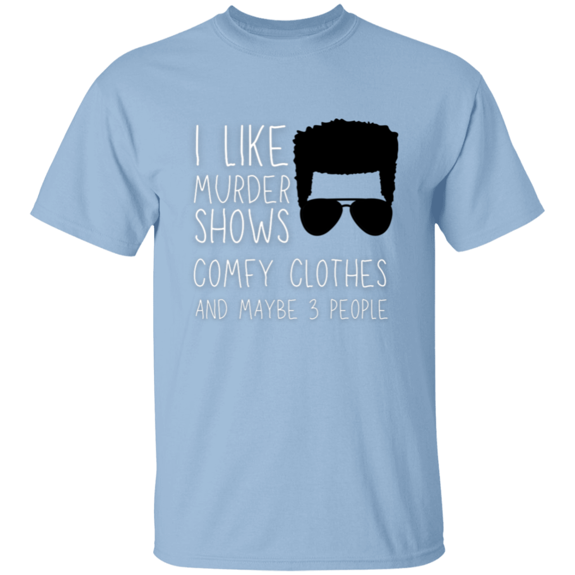 Introvert Curly Hair Male T-Shirt | Gift for Introvert