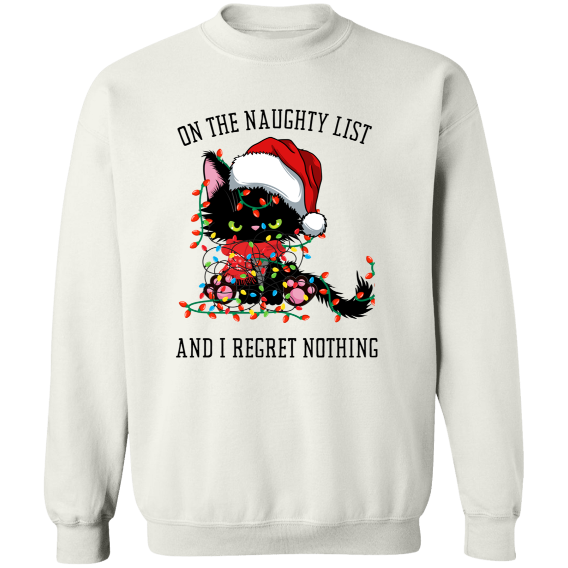 On The Nice and Naughty List Christmas Funny T-Shirt | Pullover Sweatshirt
