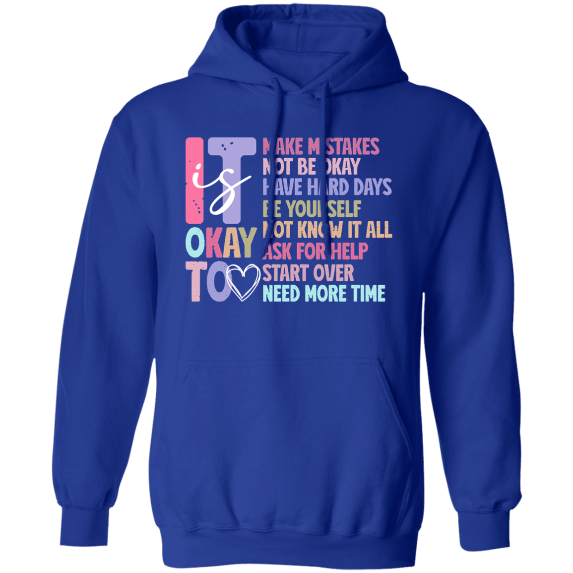 It is Okay to Make Mistakes Inspirational T-Shirt| Sweatshirt| Hoodie
