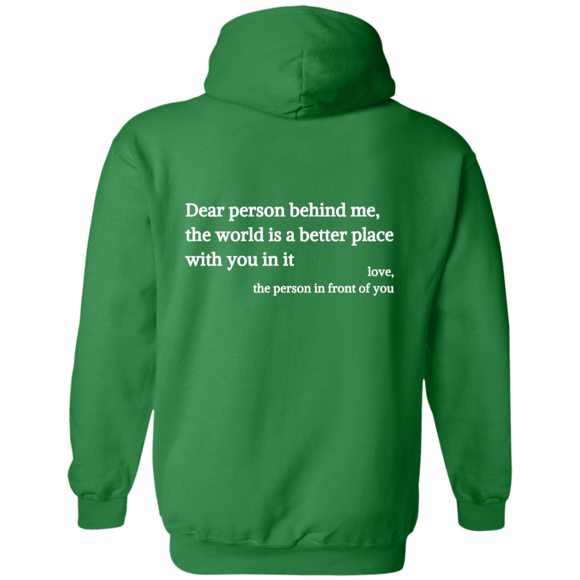 Dear Person Behind Me, You Are Enough - Inspirational Hoodie