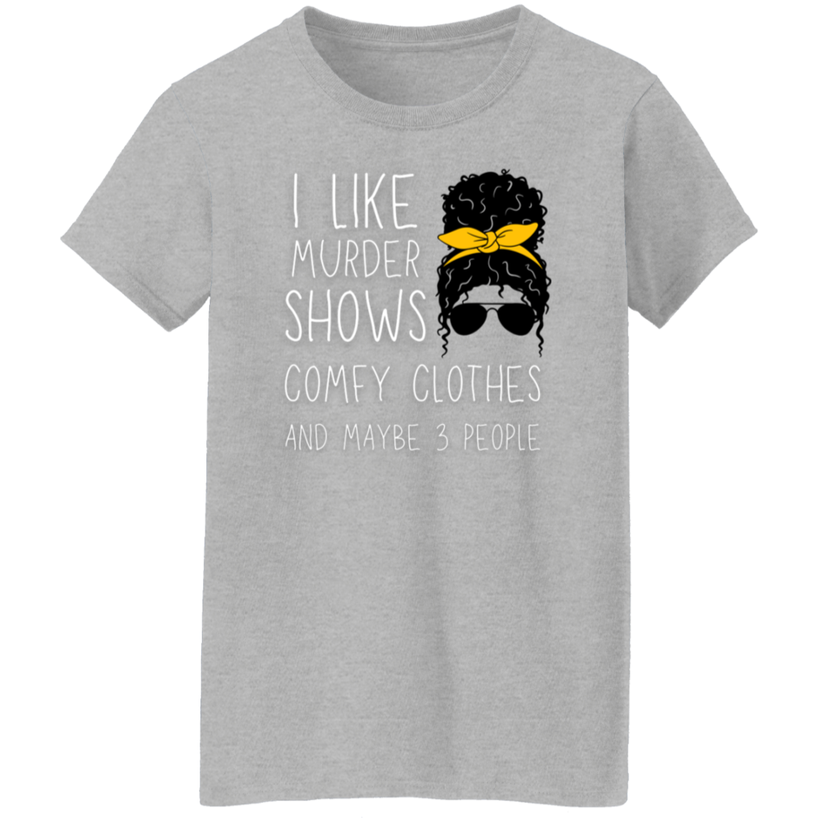 Introvert Curly Ladies T-Shirt | Gifts for Introvert