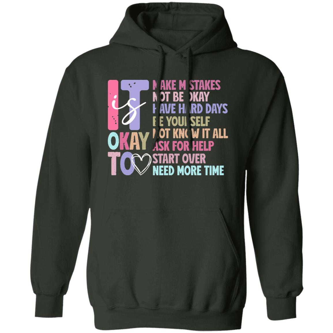 It is Okay to Make Mistakes Inspirational T-Shirt| Sweatshirt| Hoodie
