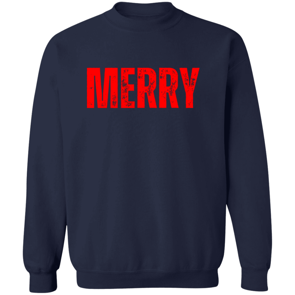 Merry Christmas Crewneck Pullover Sweatshirt