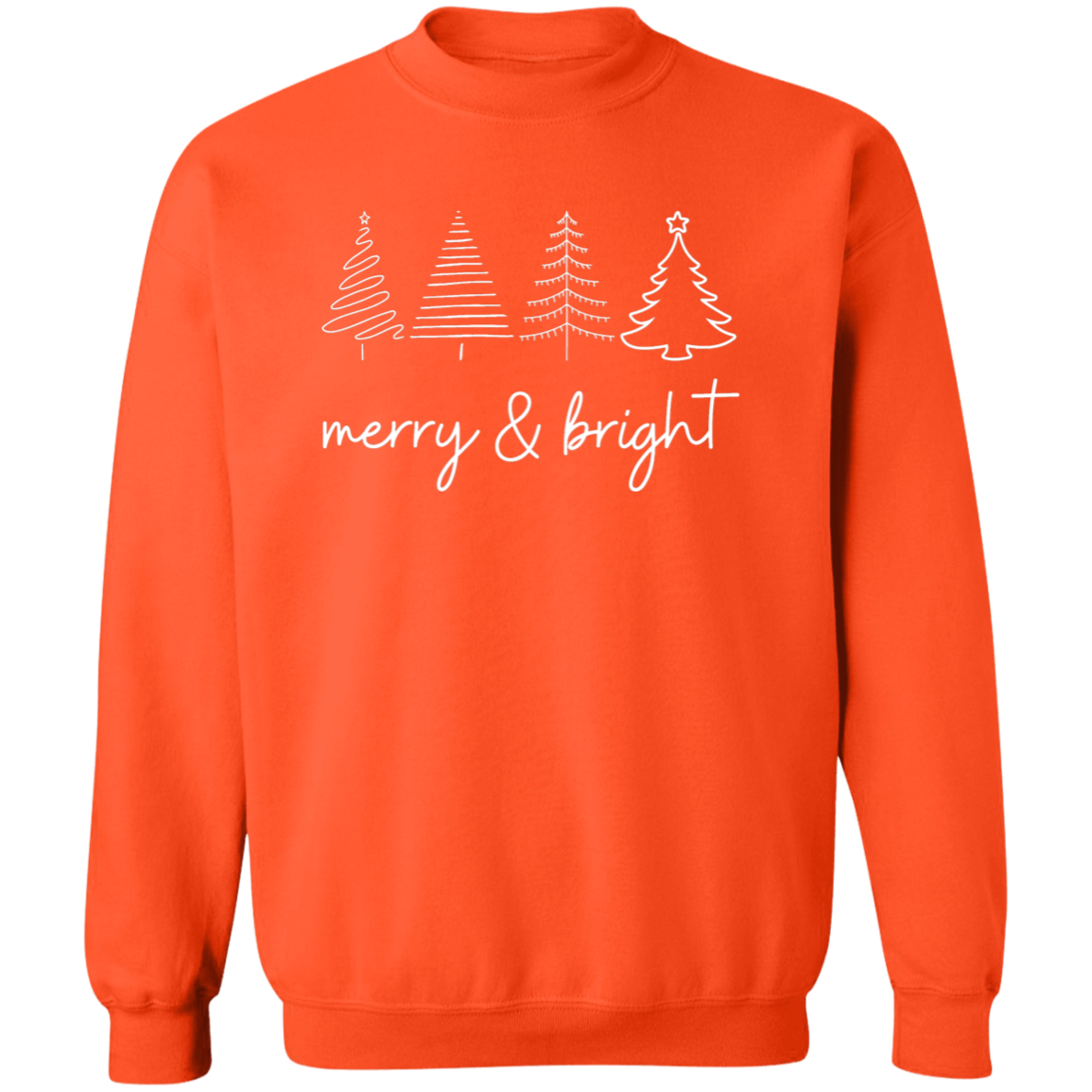 🌟 Merry & Bright Christmas Trees T-Shirt & Sweatshirt 🌟