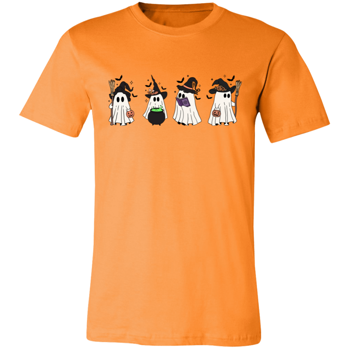 Cute Ghost Unisex Short-Sleeve T-Shirt | Halloween Casual
