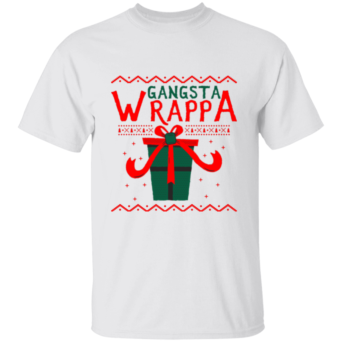 Gangsta Wrappa Christmas T-Shirt | Christmas Gift