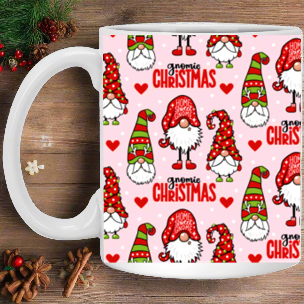 Adorable Gnome Christmas Mug – Spread Holiday Cheer!