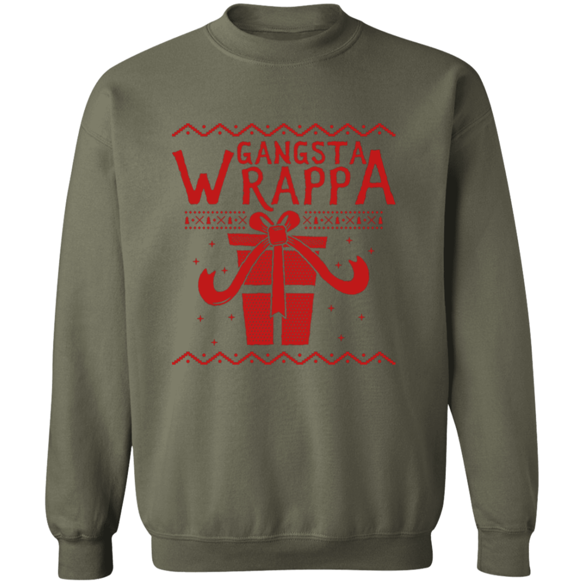 Gangsta Wrappa G180 Crewneck Pullover Sweatshirt